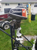 1976 4 HP Johnson Short Shaft 2 Cycle Outboard