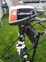 1976 4 HP Johnson Short Shaft 2 Cycle Outboard