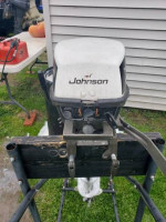 1976 4 HP Johnson Short Shaft 2 Cycle Outboard