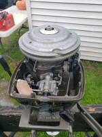 1976 4 HP Johnson Short Shaft 2 Cycle Outboard