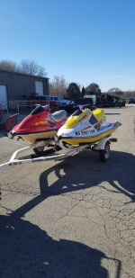1999 Kawasaki Ultra 150 jet ski and Yamaha WaveBlaster 2 760 Waverunne
