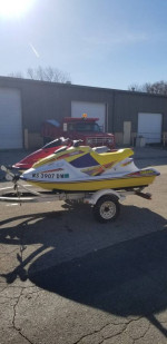 1999 Kawasaki Ultra 150 jet ski and Yamaha WaveBlaster 2 760 Waverunne