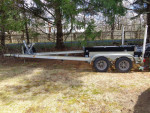 09 Marine Max aluminum dual alxe trailer