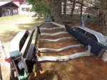 09 Marine Max aluminum dual alxe trailer