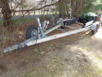 09 Marine Max aluminum dual alxe trailer
