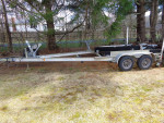09 Marine Max aluminum dual alxe trailer