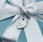 Tiffany&Co Sterling Silver 925 Please Return To Devil Heart Pendant Charm In Box