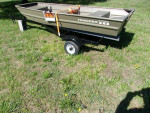 jon boat & trailer