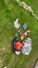 Boat tubes, waterskis and wakeboard