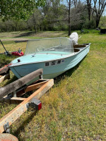 16' ALUMINUM MIRROR CRAFT TRAILER & 35HP JOHNSON