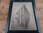 Historic Ship Ships Wall Art Framed Print Photos Pictures Set of 5