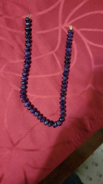 Amethyst gemstone necklace