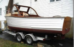Sea Fox 22' Classic Zobel Skiff w/Cabin & Good Trailer