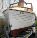 Sea Fox 22' Classic Zobel Skiff w/Cabin & Good Trailer