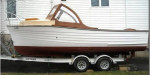Sea Fox 22' Classic Zobel Skiff w/Cabin & Good Trailer