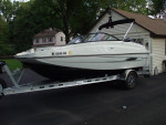 BAYLINER DECK BOAT 2016 PRISTINE 19' 150- 4STROKE NEWER TRAILER DEAL