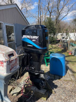 For sale 2004, 125 hp mercury outboard saltwater series 2 stroke 20 inch shaft