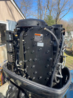 For sale 2004, 125 hp mercury outboard saltwater series 2 stroke 20 inch shaft