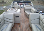 2012 Berkshire 263SLX Premium Tritoon with 150HP & Trailer