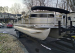 2012 Berkshire 263SLX Premium Tritoon with 150HP & Trailer