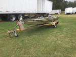Jon boat and trailer