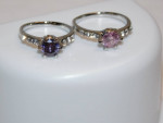 GROUP LOT~11 LADIES ENGAGEMENT RINGS COSTUME JEWELRY ~ MULTIPLE SIZES