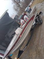 2000 Fisher Avenger 14 foot boat motor and trailer