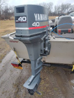 2000 Fisher Avenger 14 foot boat motor and trailer