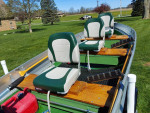 14-0 ft STARCRAFT/ SHORELAND'S TRAILER and 8 HP EVURDURE 1985