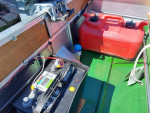 14-0 ft STARCRAFT/ SHORELAND'S TRAILER and 8 HP EVURDURE 1985