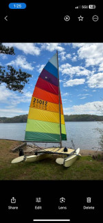 Hobie 16 tequila sunrise main and jib