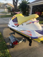 Yamaha WaveRunner 760 w/Trailer FAST 60 mph-Low Hours - One Owner