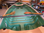 16' Pelican Bayou Square Stern back Canoe/ Trailer