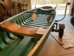 16' Pelican Bayou Square Stern back Canoe/ Trailer