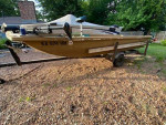 14ft fiberglass Sears boat