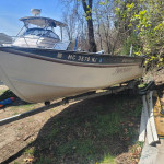 1987 bluefin 19ft boat