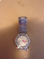 New "Little Kitty" Watch, silver band