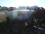 1957 Vintage Crownline 14' Fiberglass W/Trailer