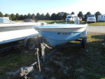 1957 Vintage Crownline 14' Fiberglass W/Trailer