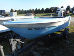 1957 Vintage Crownline 14' Fiberglass W/Trailer