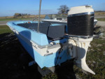 1957 Vintage Crownline 14' Fiberglass W/Trailer