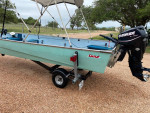 1972 Lund 14’ Skiff 25HP E-Tec