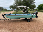 1972 Lund 14’ Skiff 25 HP E-Tec