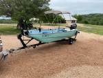 1972 Lund 14’ Skiff 25 HP E-Tec