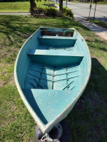 12 ft aluminum and trailer