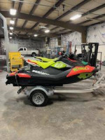 2 - SEA DOO SPARK TRIXX and aluminum trailer