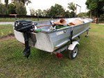 13' Aluminum Boat and Galvanized Trailer