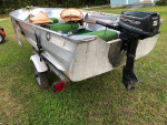 13' Aluminum Boat and Galvanized Trailer