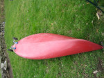 Kayak - Red Old Town Tandem Kayak.has paddles and rudder.16ft