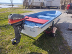 12 ft FISHING BOAT & 8 hp MOTOR..